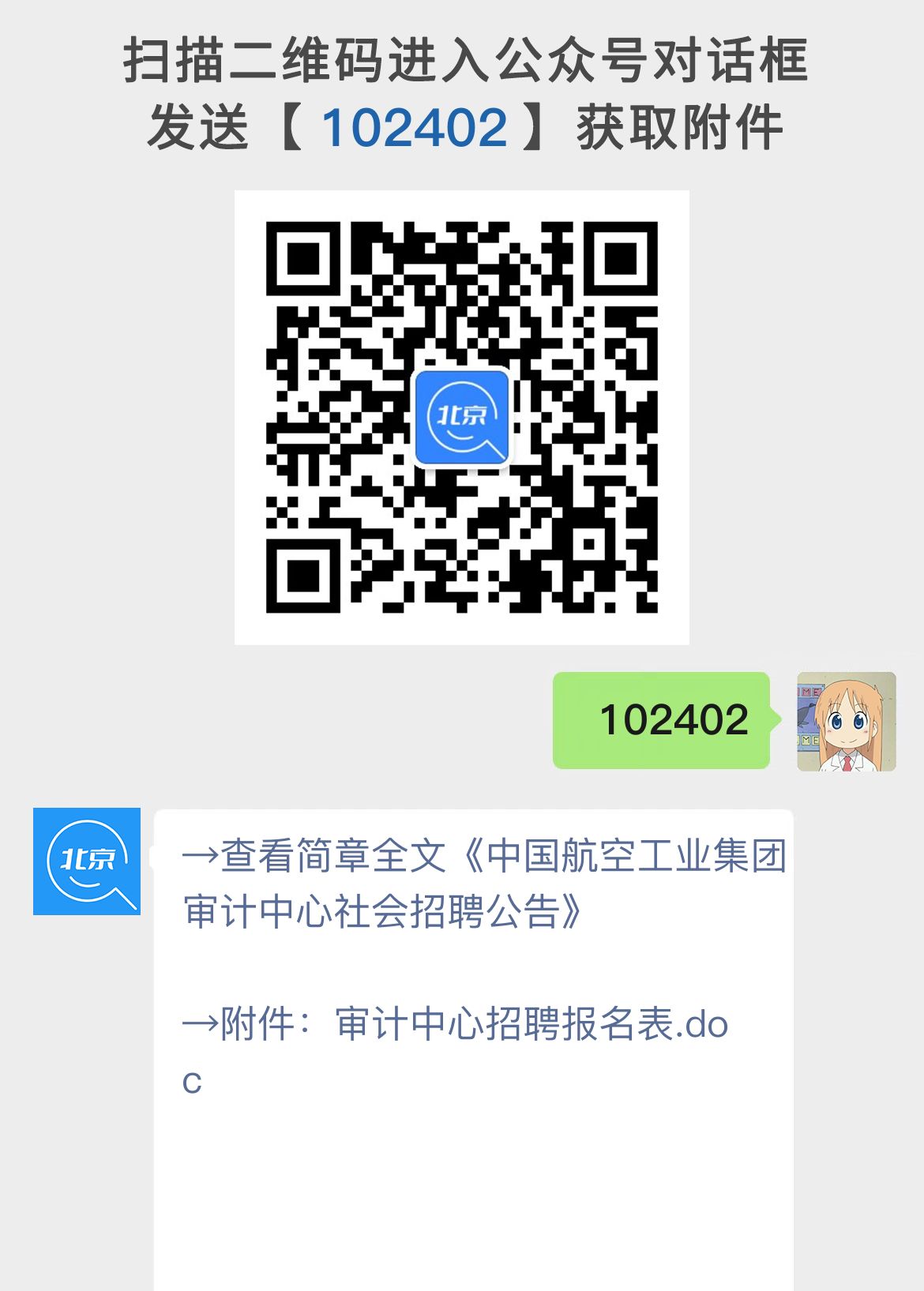 中国航空工业集团审计中心社会招聘公告